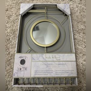 Nicole Miller Home - Jewelry Wall Organizer With Mirror